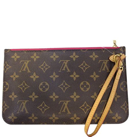 louis vuitton wristlet pochette|authentic louis vuitton pochette.